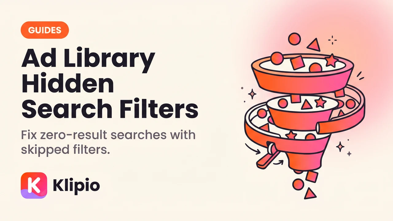 Facebook Ad Library Search Tips and Hidden Filters
