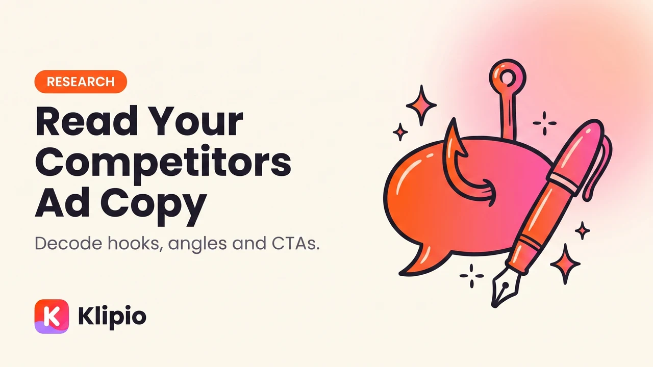 How to Analyze Competitor Ad Copy (Facebook & IG)