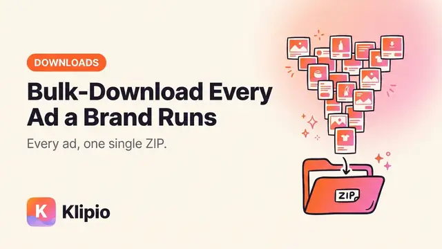 Bulk Download Facebook Ads: Every Ad a Brand Runs