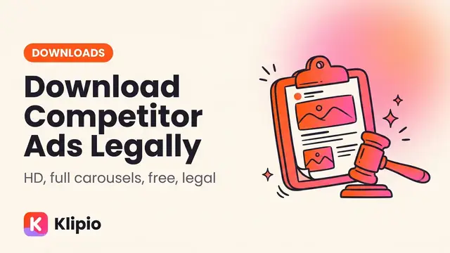 How to Download Competitor Ads (Legally, for Research)