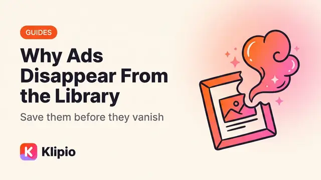 Why Do Ads Disappear From the Ad Library?