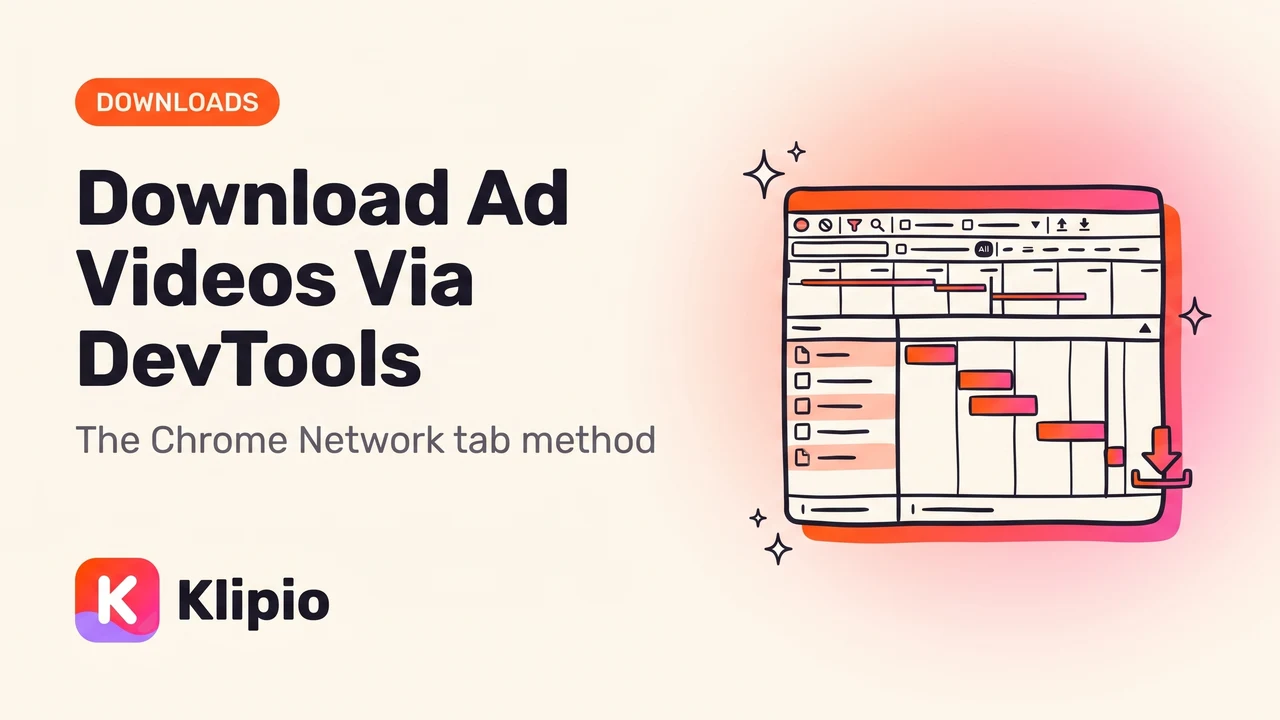 How to Download an Ad Library Video With DevTools