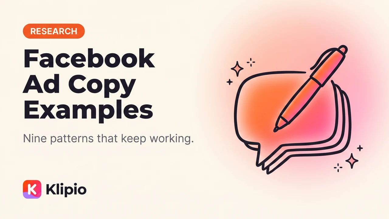 Facebook Ad Copy Examples: 9 Patterns That Work