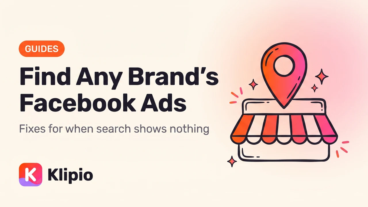 How to Find a Brand's Facebook Ads (No Results? Try This)