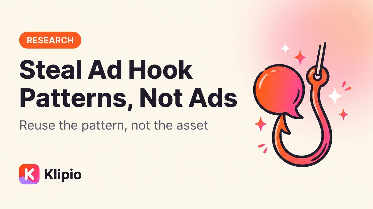 Facebook Ad Hooks: How to Steal Patterns, Not Ads