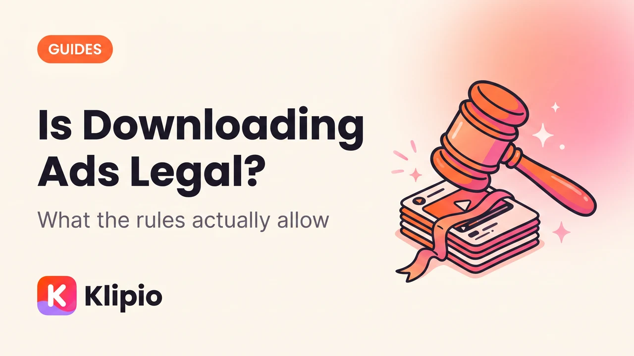 Is It Legal to Download Facebook Ads? What the Rules Say