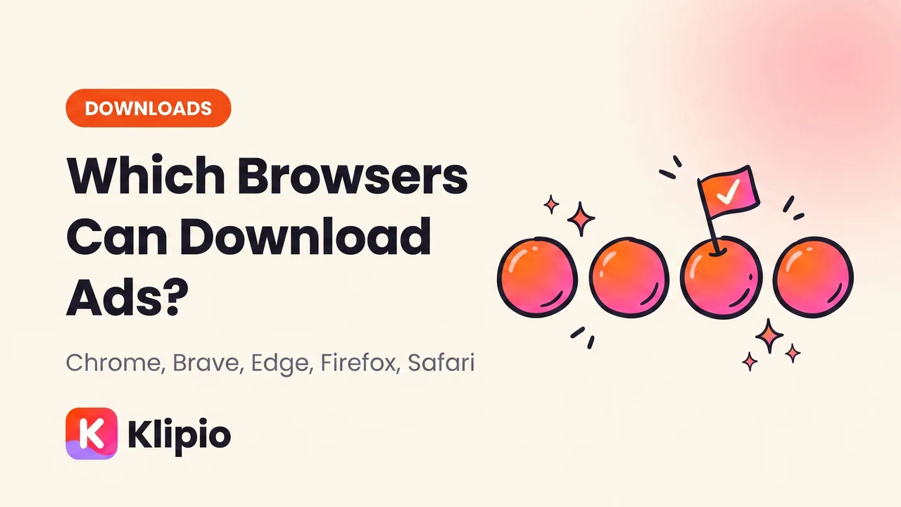 Which Browsers Can Download From the Ad Library?