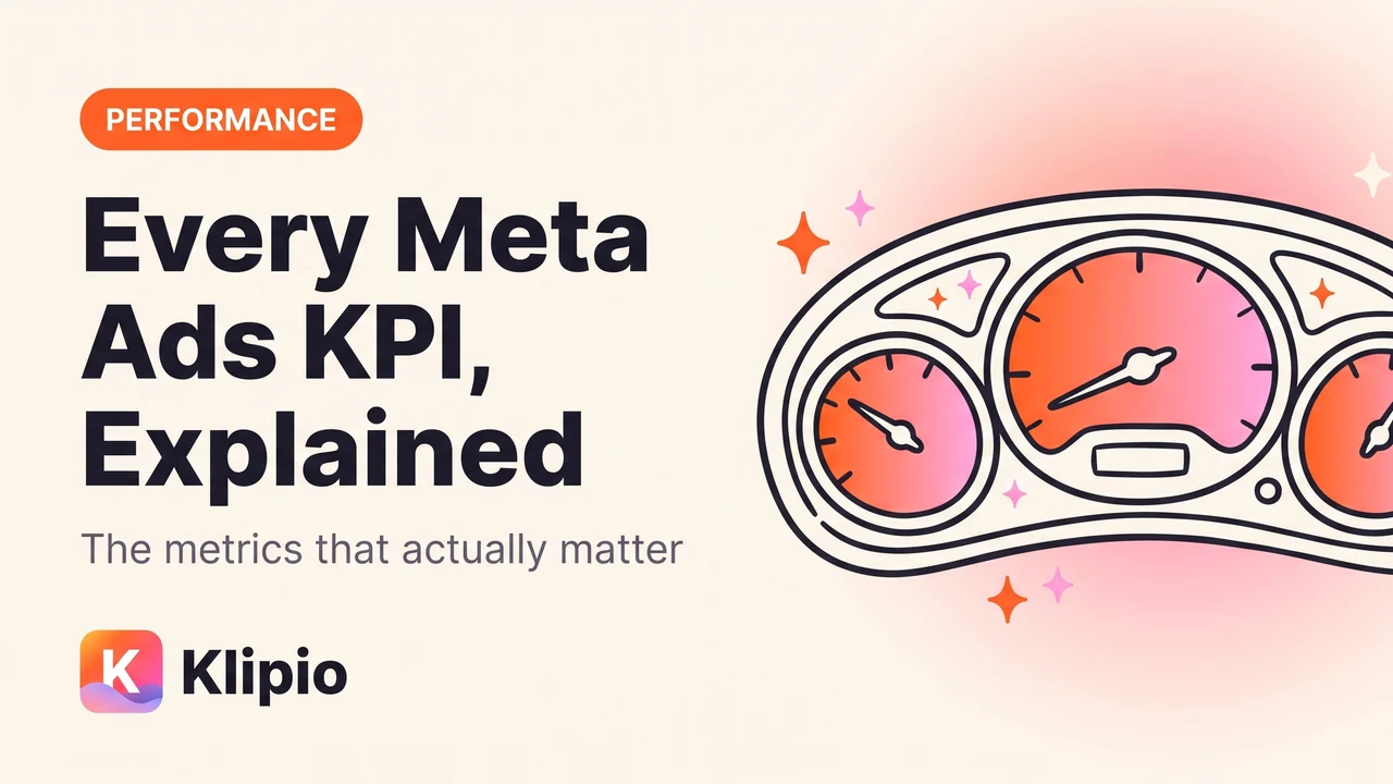 Meta Ads KPIs Explained: Every Metric That Matters
